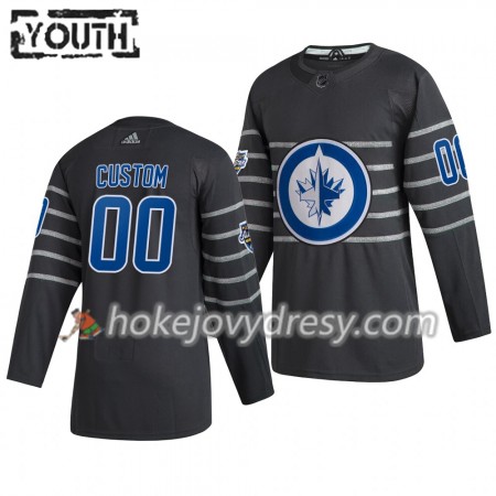 Dětské Hokejový Dres Winnipeg Jets Custom  Šedá Adidas 2020 NHL All-Star Authentic
